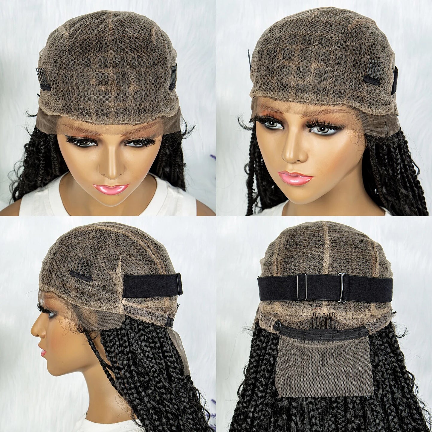 Knotless Curly Braids Wig