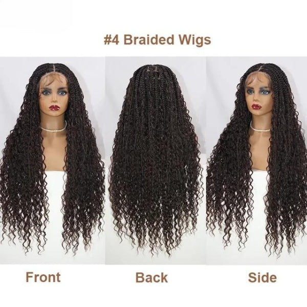 32" Boho Curly Goddess Locs Full Lace Wig With Baby Hair (Comes In 5 Colors)