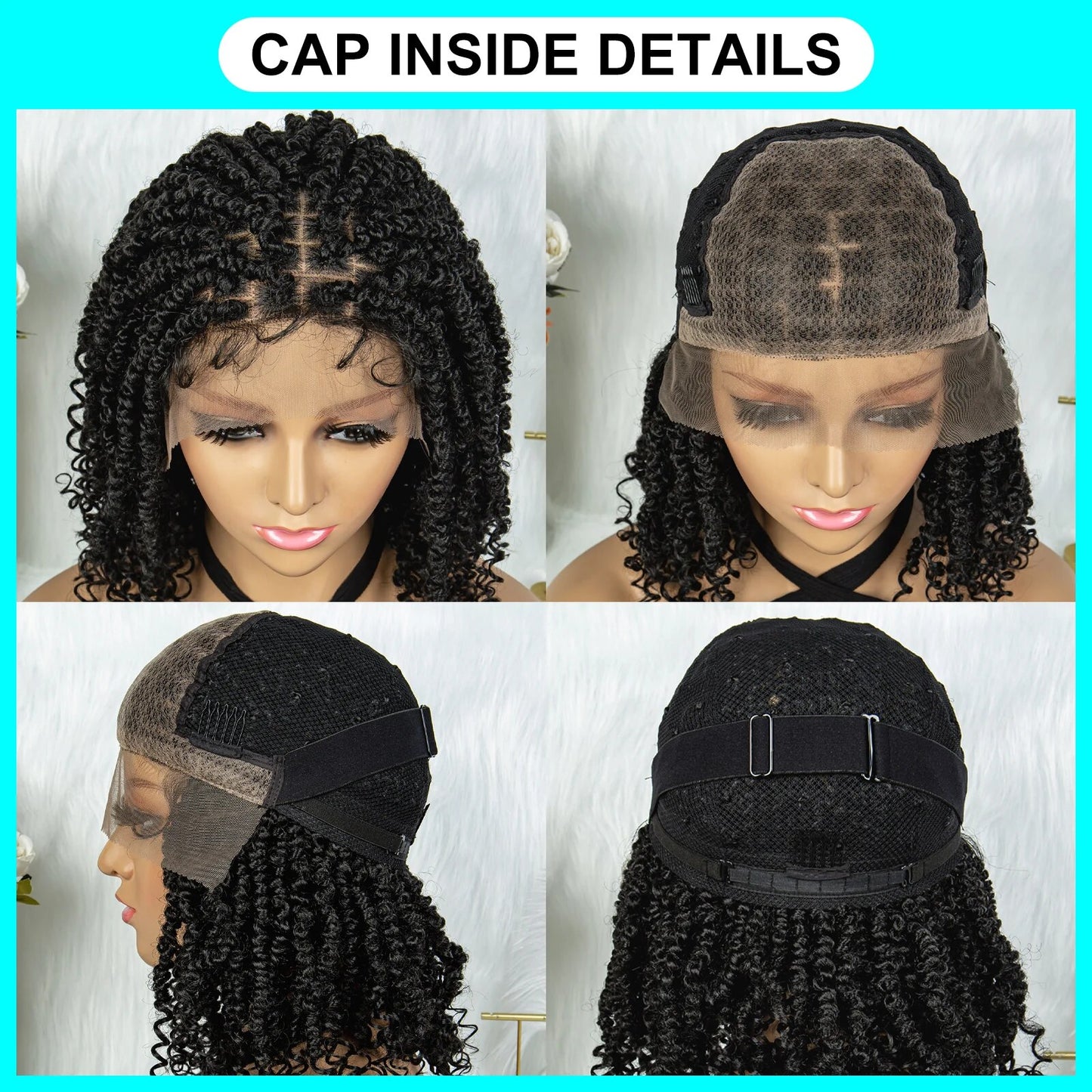 14" Butterfly Locs Bob Lace Wig